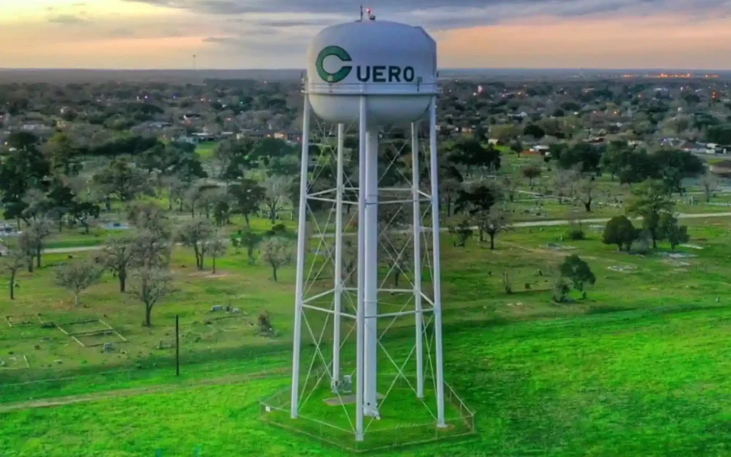 Cuero Water Tower Landscape