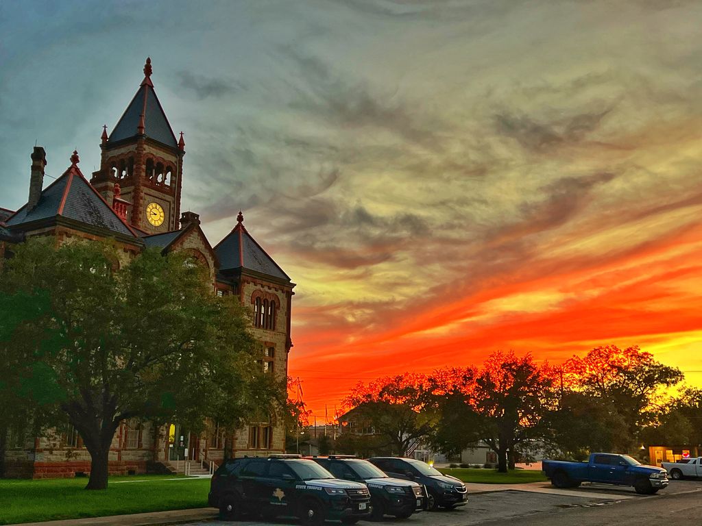 Courthouse at Sunset