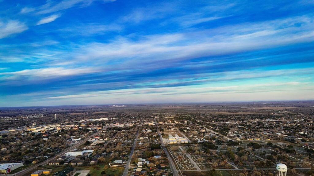 Why Cuero Texas Aerial
