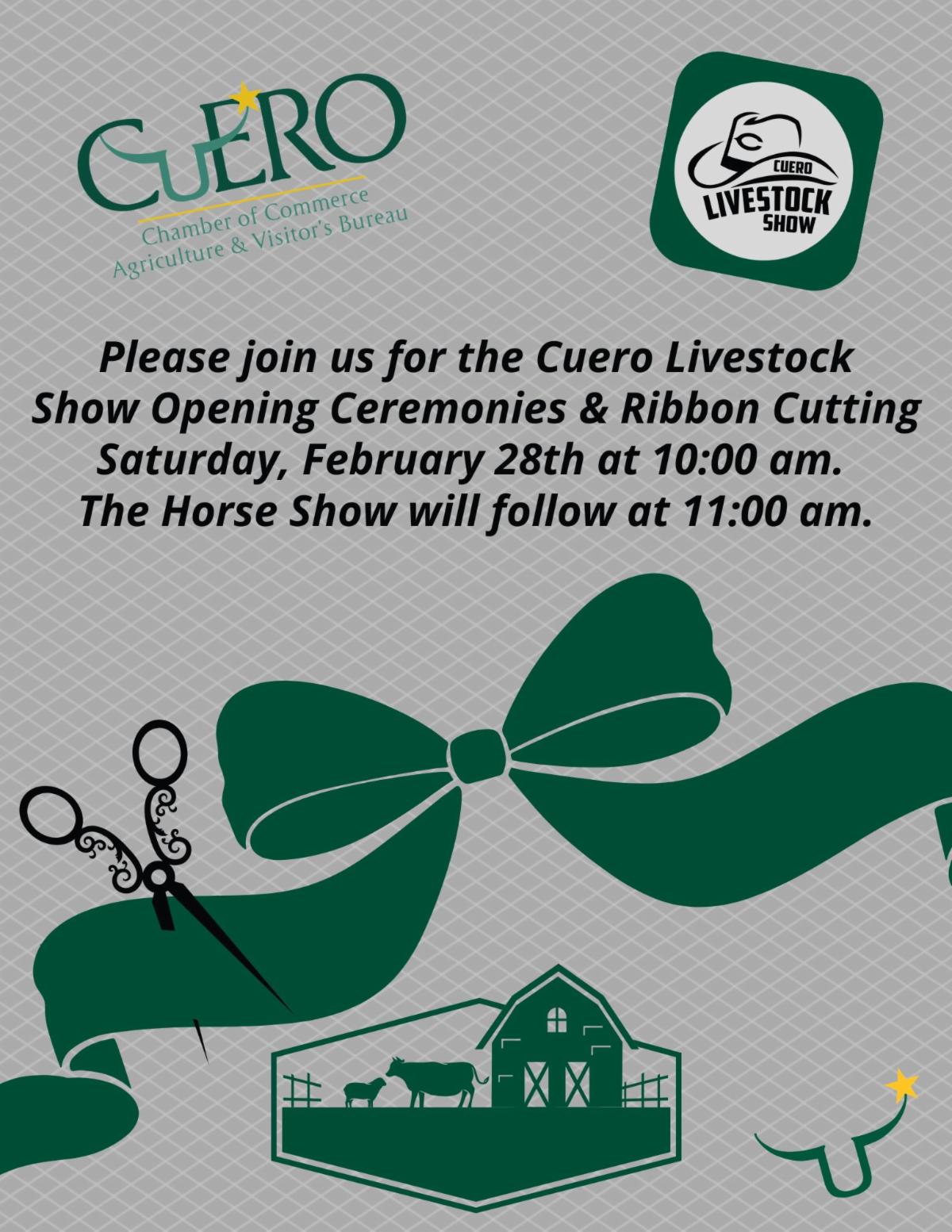 Cuero Livestock Show Opening Ceremonies & Ribbon Cutting