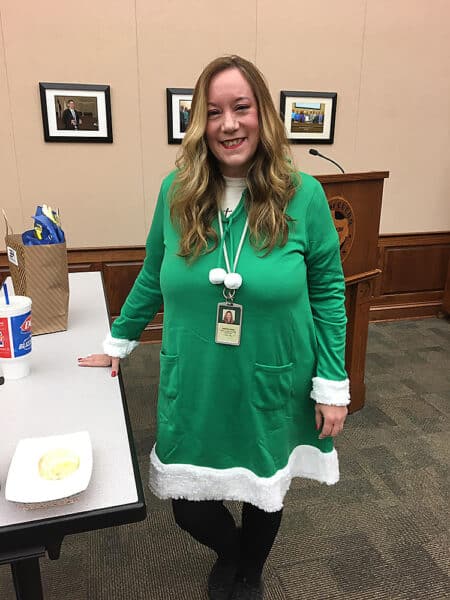 Cuero Main Street Manager Sandra Osman Speaks at December 2022 Community Leaders’ Meeting