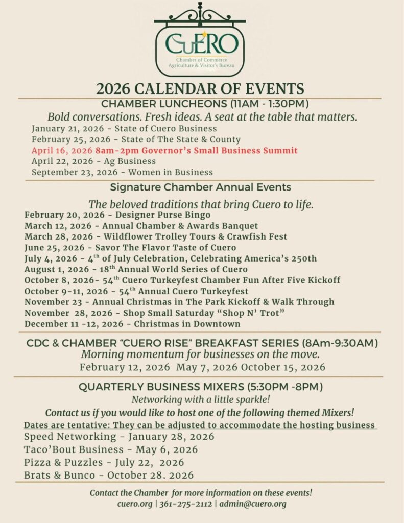 CDC & Chamber “Cuero Rise” Breakfast Series